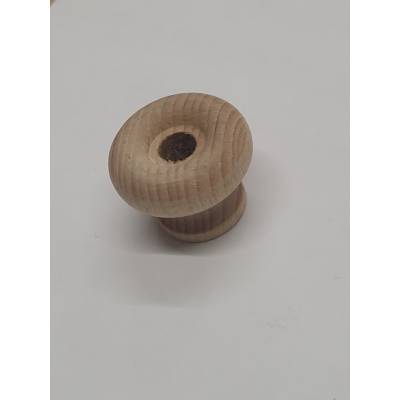 30mm Diameter Wooden Timber Solid Hemlock Cupboard Drawer Kn...